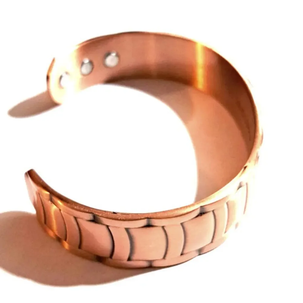 New‎ solid copper magnetic cuff
